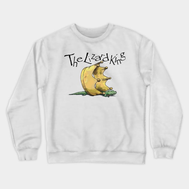 The Lizard King Crewneck Sweatshirt by tan-trundell